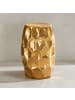 KADIMA DESIGN Beistelltisch 30x47x30cm Aluminium Dekotisch orientalisch rund, in Gold