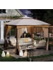 COSTWAY Pavillon 3 x 3 m in Beige