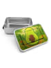 Mr. & Mrs. Panda Metall Brotdose Avocado Kern Design ohne Spruch in Weiß