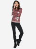 KOROSHI Langarm T-Shirt in rot