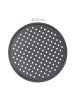 relaxdays 2x Pizzablech in Grau ? 32 cm
