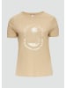 QS T-Shirt in 83D0_hellbraun