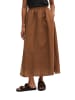Marc O'Polo Langer Leinenrock A-Shape in Burnt Brown