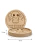 Mr. & Mrs. Panda Holz Untersetzer Spinne Agathe Sandwich mit Spruch in Transparent