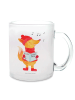 Mr. & Mrs. Panda Teetasse Fuchs Sänger ohne Spruch in Transparent