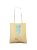 Mr. & Mrs. Panda Tote Bag Beste Freunde Salz mit Spruch in Gelb Pastell