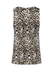 Marie Lund Top in sand schwarz - 0001