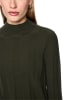 MARC CAIN COLLECTIONS Schmaler Pullover mit Stehkragen in Forest Night New