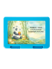 Mr. & Mrs. Panda Lunchbox Panda beflügelt Pommes Design mit Spruch in Weiß