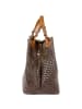 Florence Florence Handtasche, Umhängetasche Leder dunkelbraun ca. 31cm