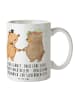 Mr. & Mrs. Panda Tasse 25. Hochzeitstag Silberne Hochzeit mit Sp... in Weiß