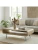 FineBuy Couchtisch in Weiß / Mango / 90x55x30