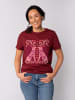 wat? Apparel T-Shirt Hundeliebe in Weinrot