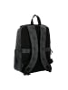 Guess Berta Business-Rucksack Leder 42 cm in coal logo