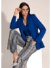 MADELEINE Langer Jersey-Blazer mit Futter in royalblau