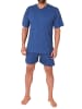 NORMANN Shorty Pyjama Schlafanzug kurzarm - 21951 in marine