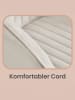 SONGMICS 6er-Set: Esszimmerstuhl in Beige - (B)60 x (H)85 x (T)62.5 cm