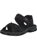 rieker Outdoorsandalen in Schwarz