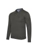 Cappuccino Italia Pullover Salerno in Grau