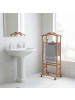 relaxdays Herrendiener "Premium" in Braun - (B)47 x (H)107 x (T)37 cm