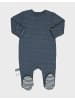 OrganicEra Baby Schlafstrampler in Indigo Melange