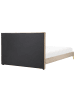 Beliani Doppelbett LIMOUX in Beige - (W) 147 x (H) 97 x (L) 213 cm