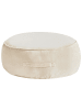 Beliani Pouf YULLE in Beige - (W) 60 x (H) 25 x (L) 60 cm