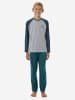 Schiesser Schlafanzug Nightwear in grau-mel.