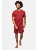 Ammann Schlafanzug Cotton Pure in Merlot