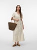 Vero Moda Jeanskleid in Ecru