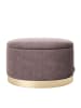 Playboy Pouf "ROSANNE" in Rose Quartz - (B)60 x (H)40 x (T)40 cm