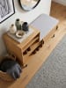 KADIMA DESIGN Schuhbank mit Sitzfläche 120x75,5x40 cm Garderobenbank Eiche-Dekor,