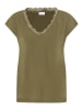 Tamaris Spitzenshirt in khaki
