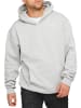 DAILY COTTON Kapuzenpullover - im Oversize Schnitt Unifarben - Kapuzenpullover Loose-Fit Oversize Hoodie Sweatshirt in Grey Melange