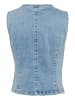 Cream Weste CRAlma Regular fit in Medium Blue Tie Dye Denim