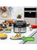 PRINCESS 2-in-1 Heißluftfriteuse und Grill 4 Programme Max 265°C silber/schwarz 182092