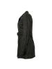 Mauritius Leder-Trenchcoat Lammnappa Gürtel in Schwarz