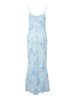 Pieces Maxikleid in Cashmere Blue