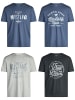 Mustang T-Shirt Basic Print 4er Pack in Mehrfarbig