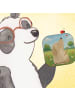 Mr. & Mrs. Panda Tassen-Untersetzer Hund Liebe Design ohne Spruch in Weiß