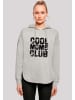 F4NT4STIC Oversized Hoodie Mothers Day Modern Love Statement Trendy Slogan in grau