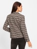 Heine Jersey-Blazer in taupe-schwarz-bedruckt