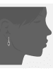 Diamant L'éternel Ohrhänger aus 375 Gelbgold mit Diamant mit Saphir