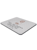 Mr. & Mrs. Panda Mouse-Pad Ärztin Superheld mit Spruch in Grau Pastell