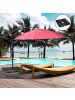 Outsunny Sonnenschirmständer in Schwarz 100L x 100B x 8H cm