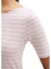 Marc O'Polo Gestreiftes T-Shirt slim in Light Purple