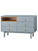 home24 Sideboard LINDALE 120 cm in Blaugrau