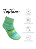 TupTam Kinder Socken Mädchen Jungen Bunt Gemustert 6er Pack in grün/blau