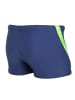 Aquarti Jungen Schwimmhose Kontrastfarbige Einsätze in grün