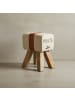 KADIMA DESIGN Design Turnbock Sitzhocker CANVAS 40 x 30 x 47 cm